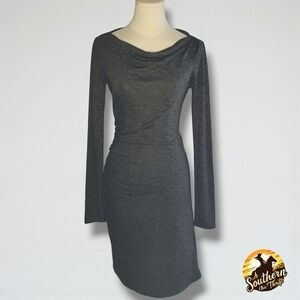 Sam Edelman Charcoal Long Sleeve Dress